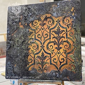 Трафарет - Асатур - Фотография интерьере 13