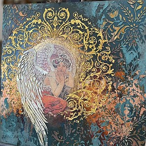 Трафарет - Путь Изобилия - Фотография интерьере 6