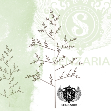 Трафарет - Полевые травы набор